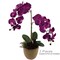 Set of 2: Artificial Phalaenopsis Orchid Stem with 9 Realistic Silk Blooms | 33.5-Inch | Purple | Faux Orchids | Floral Stems | Parties & Events | Weddings | Home & Office Decor